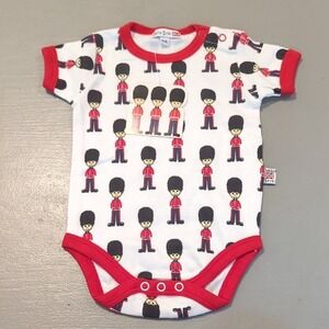 Baby Brit Guard Print Bodysuit size 0-6M British